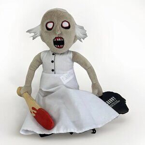 NEW Granny Horror Game Plush Doll 13″ DVloper Collectible Stuffed Toy w/ Bat NWT